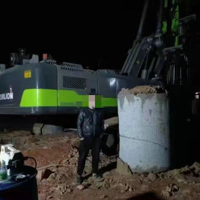 사용된 ZR360L 360KN.M 구조 파일 머신 58m 65m 수력 회전식 시추기